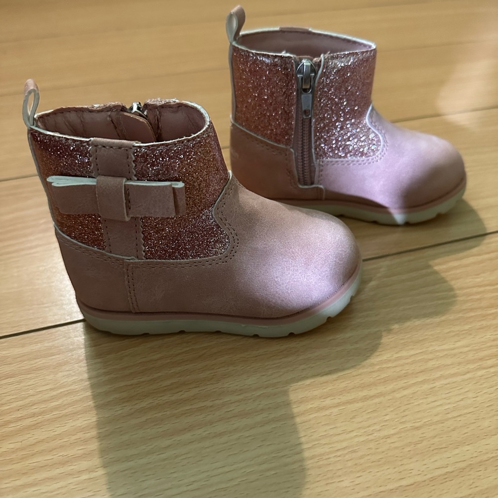 Pink stride ride boots